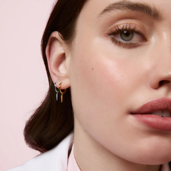 Lyla Huggie Earrings - Gold