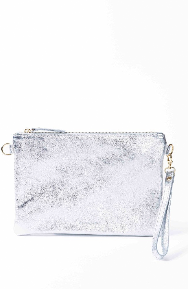 Crossbody/Clutch Bag  - Silver