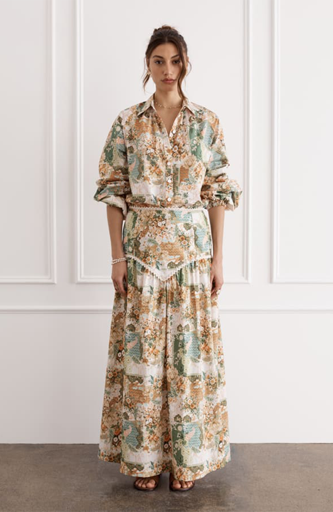 Mosaic Aida Maxi Skirt - Multi