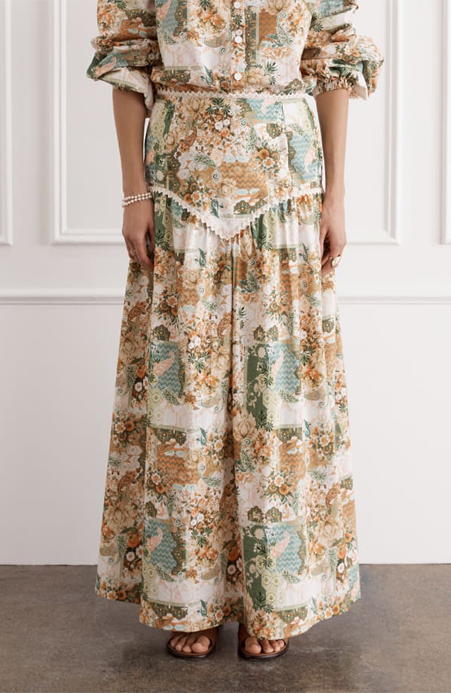 Mosaic Aida Maxi Skirt - Multi