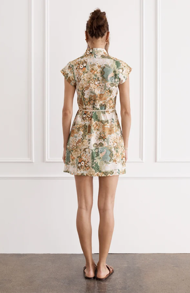 Mosaic Amber Mini Dress - Multi