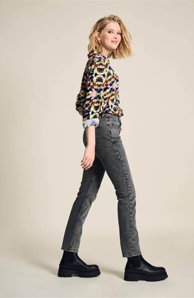 Mila Butterfly Blouse - Sky