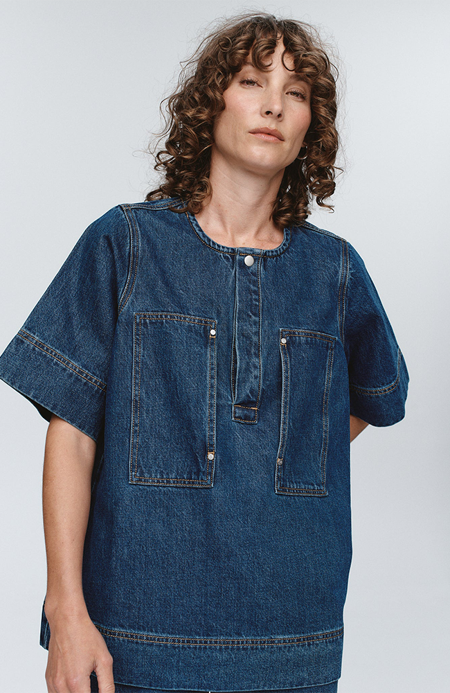 Patch Pocket Shirt - Washed Indigo