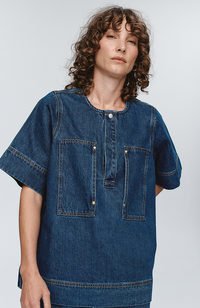 Patch Pocket Shirt - Washed Indigo
