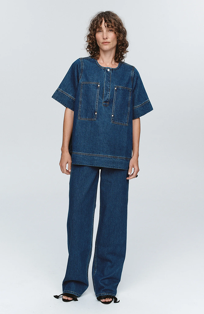 Patch Pocket Shirt - Washed Indigo