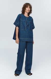 Patch Pocket Shirt - Washed Indigo
