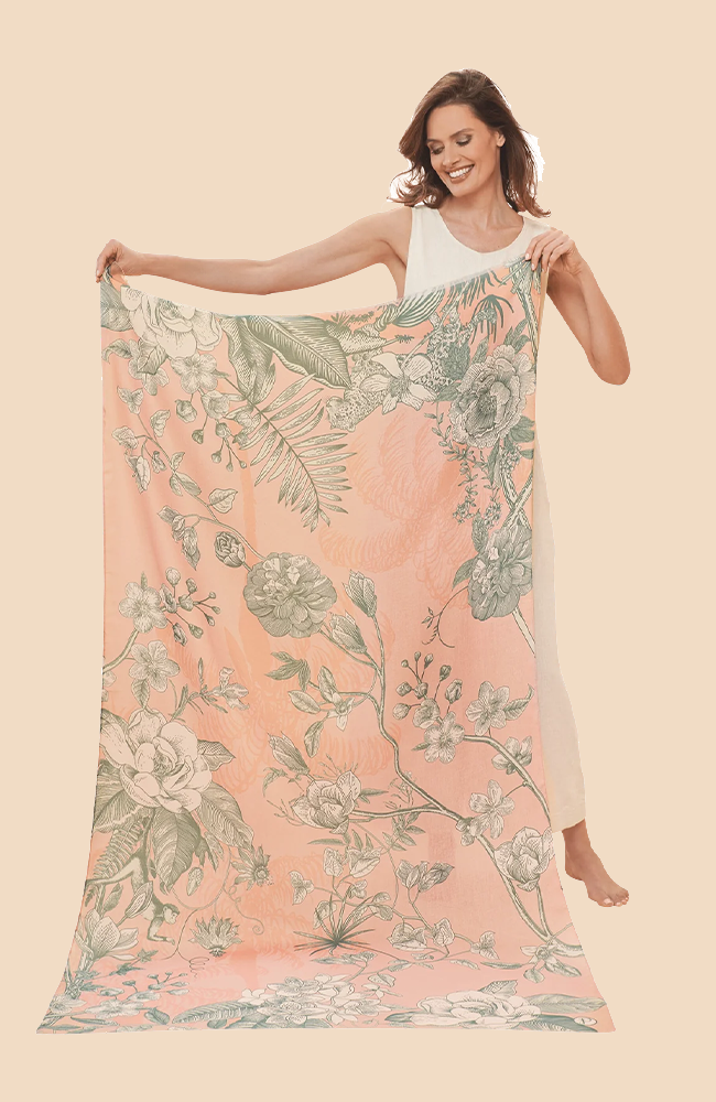 Printed Floral Jungle Scarf