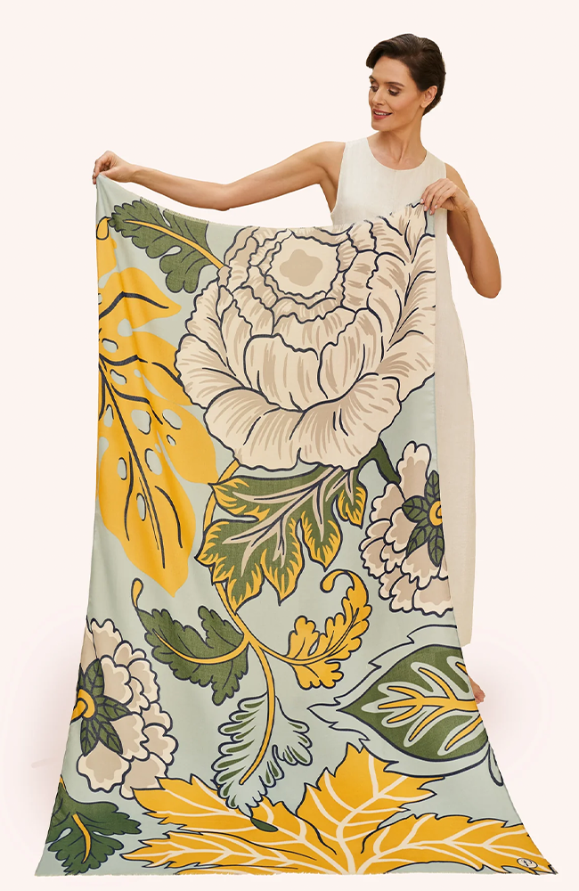 Printed Wild Floral Scarf