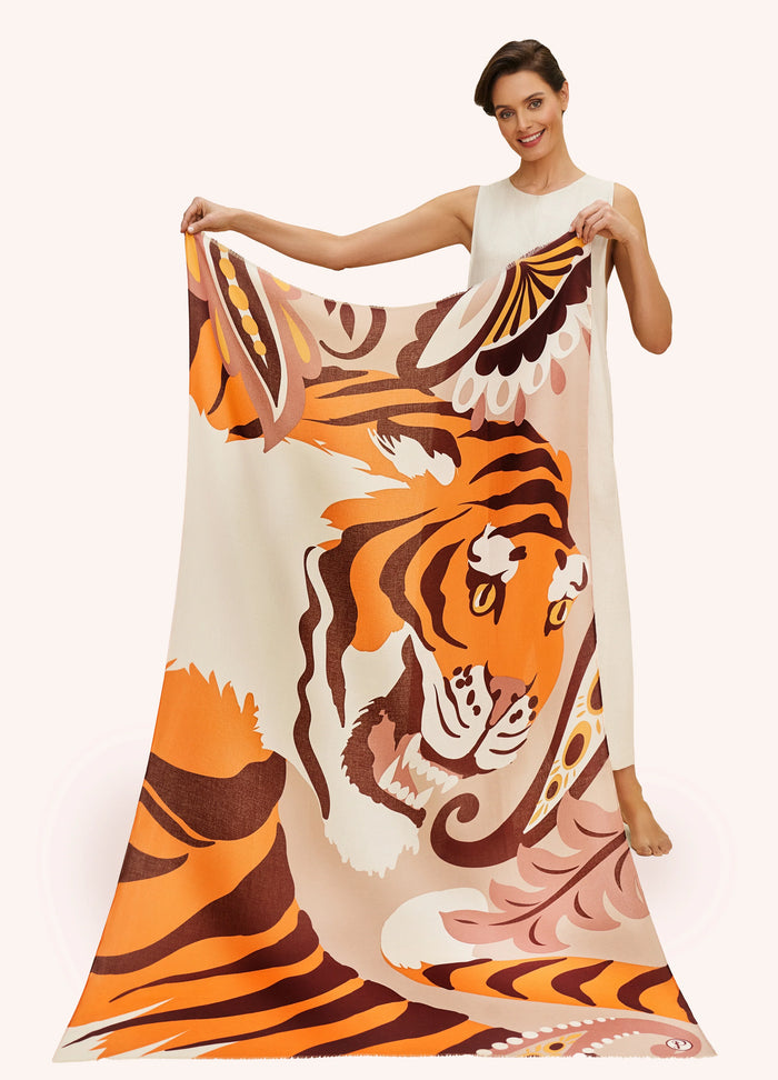 Print Scarf - Thrill of the Tiger