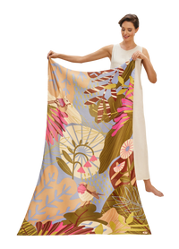 Print Scarf - Autumn Hedgegrow