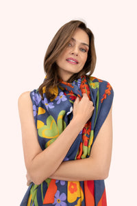 Print Scarf - Nordic Meadow