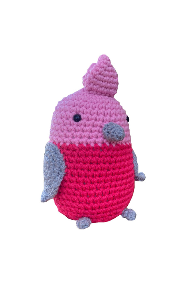 Pink Galah - Hand Crocheted