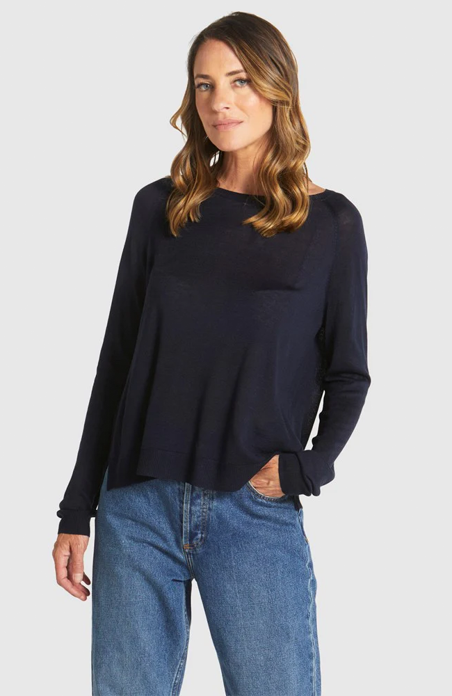 Reminiscent Knit - Navy