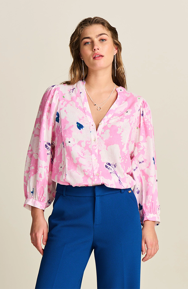 Lilies Pink Blouse
