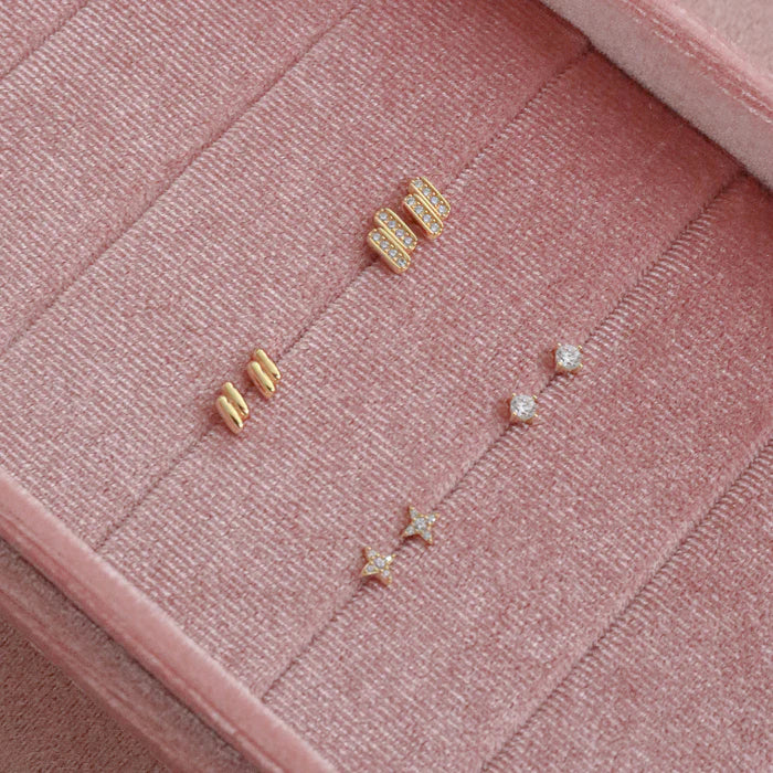 Leni Stud Earrings - Gold