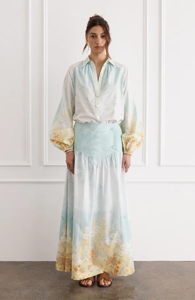 Aida Maxi Skirt - Serin