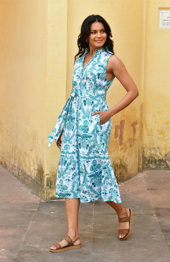 Leilani Sundress - Sea