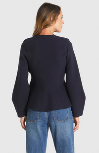 Tiny Dancer Wrap Cardi - Navy