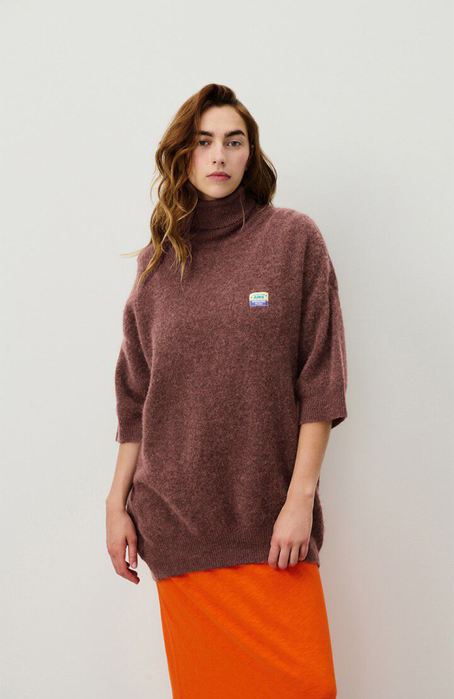 Vitow High Neck Pullover - Chocolate