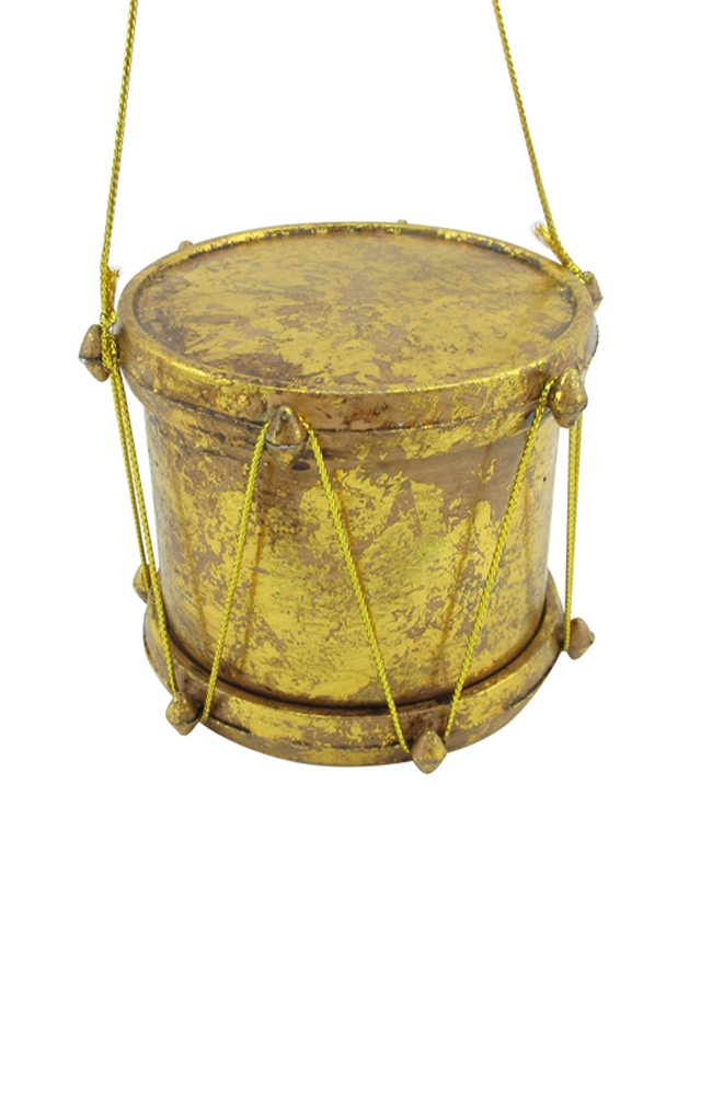 Gold Drum Ornament