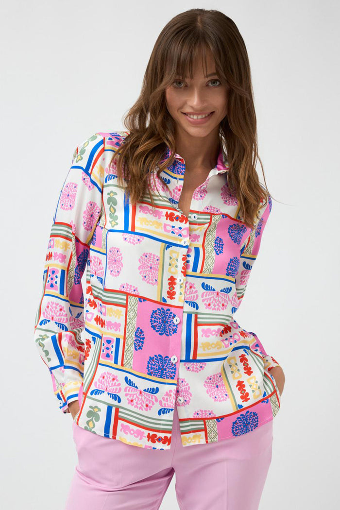 Berino Shirt - Pink Print