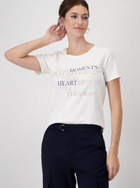 T-Shirt Decorative Lettering - Off White