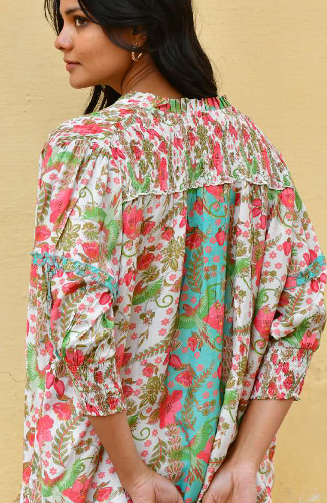 Hummingbird Blouse - Green