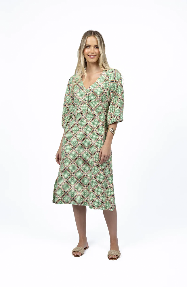 Marrakesh Midi Dress - Marra Print