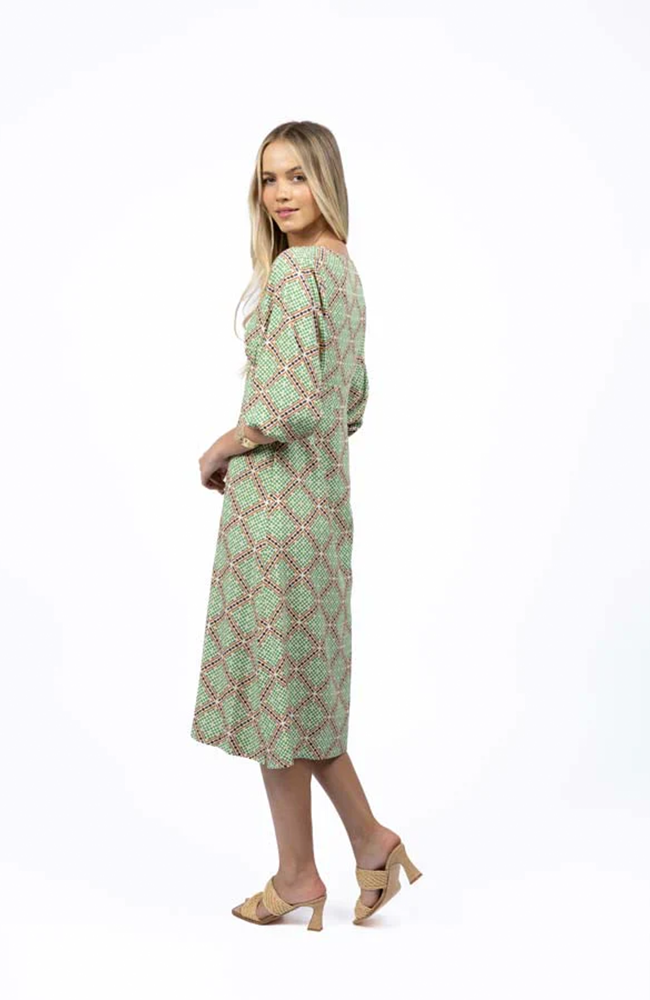 Marrakesh Midi Dress - Marra Print