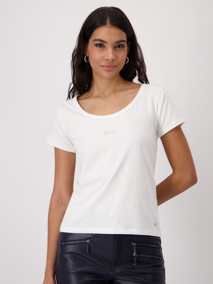 Basic Pima Tshirt /Jewelry - Off White