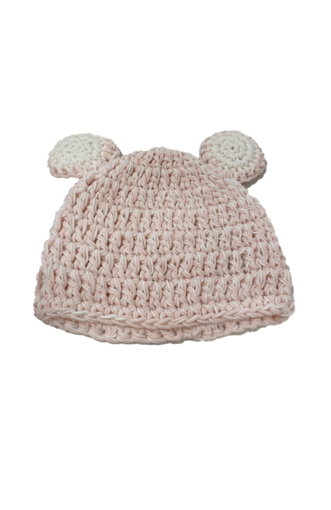 Crochet Bear Hat 0-6months - 5 Colours