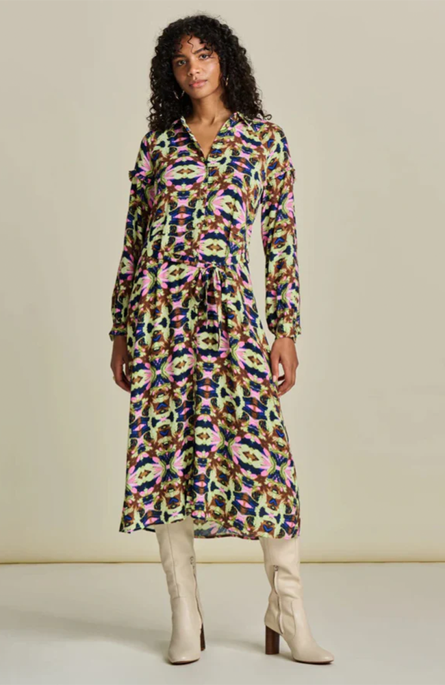 Luna Butterfly Dress - Sky