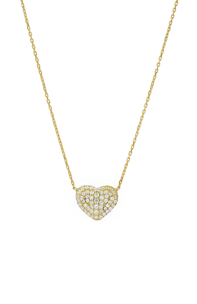 Heart Necklace I Gold