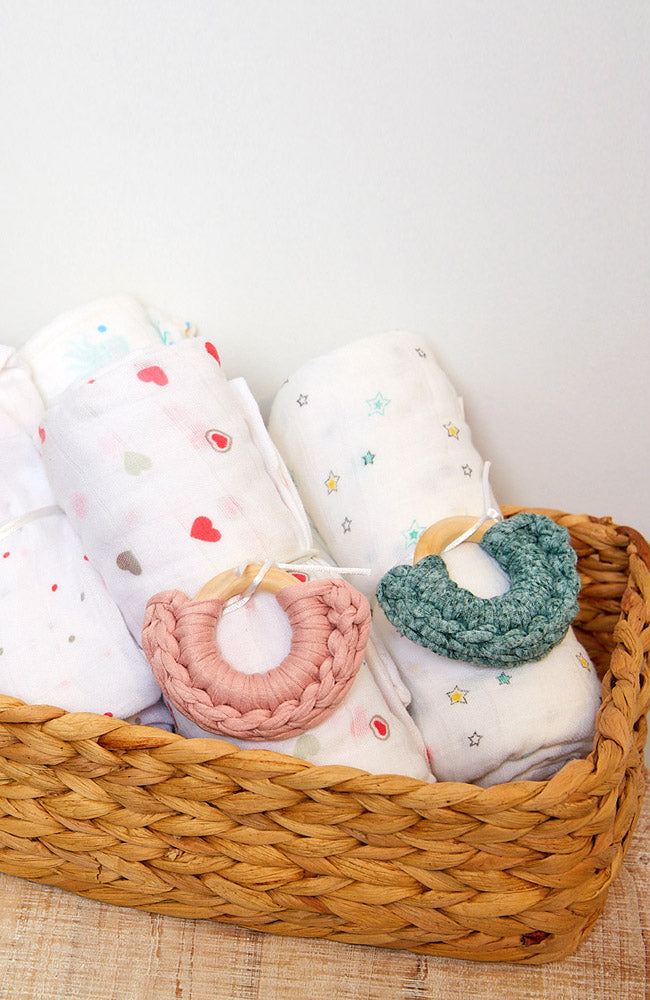 Muslin Wrap + Teether