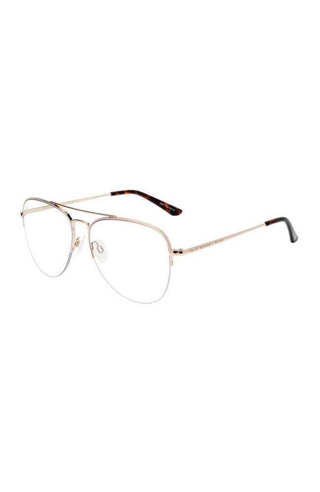 Hollywood Sunglasses - Gold / Blue Light