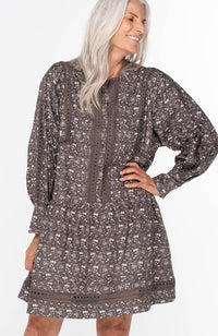 Douse Dress - Shadow Floral