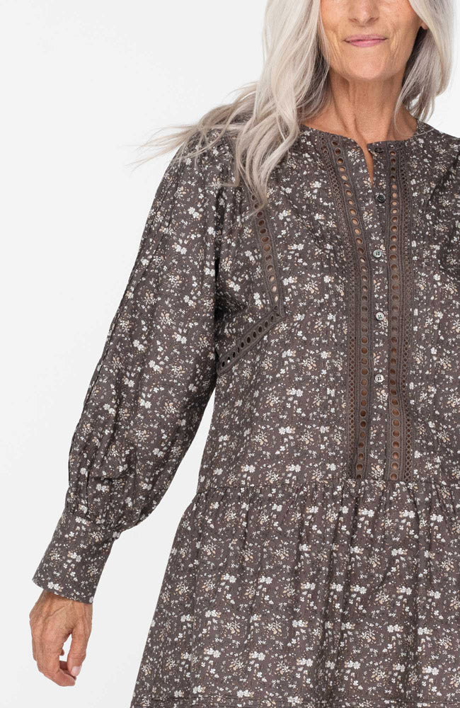 Douse Dress - Shadow Floral