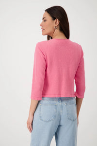 R/N Jacket Basic Knit Flame - Coral Pink