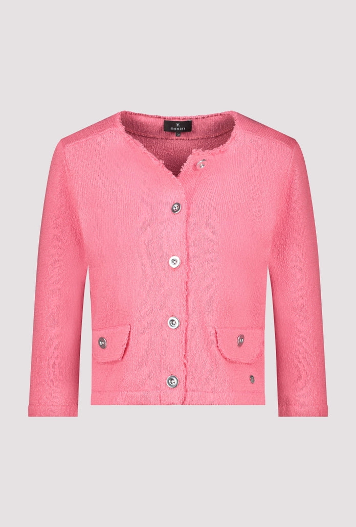 R/N Jacket Basic Knit Flame - Coral Pink