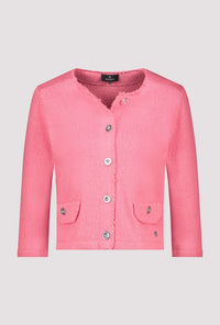 R/N Jacket Basic Knit Flame - Coral Pink