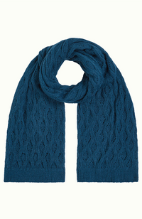 Ajour Scarf - Storm Blue