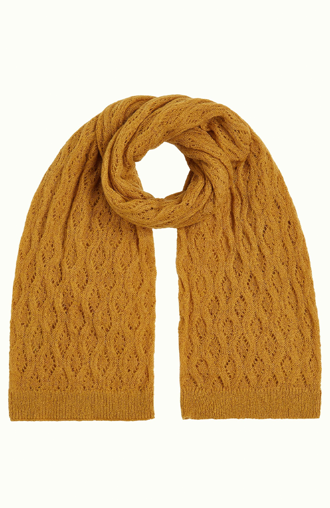 Ajour Scarf - Carre Gold