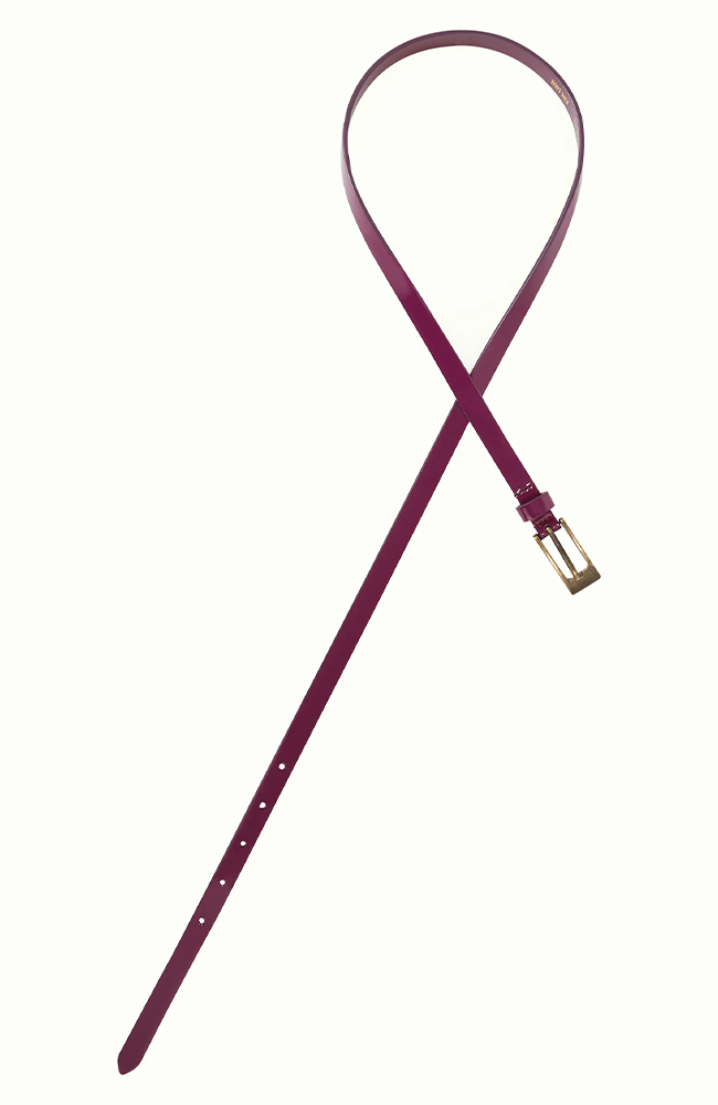 Patent Belt - Caspia Purple
