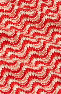 Boatneck Top - Fire Red Tide