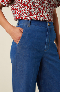 Lisa Culotte Chambray - Denim Blue