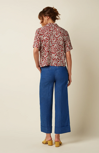 Lisa Culotte Chambray - Denim Blue