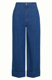 Lisa Culotte Chambray - Denim Blue