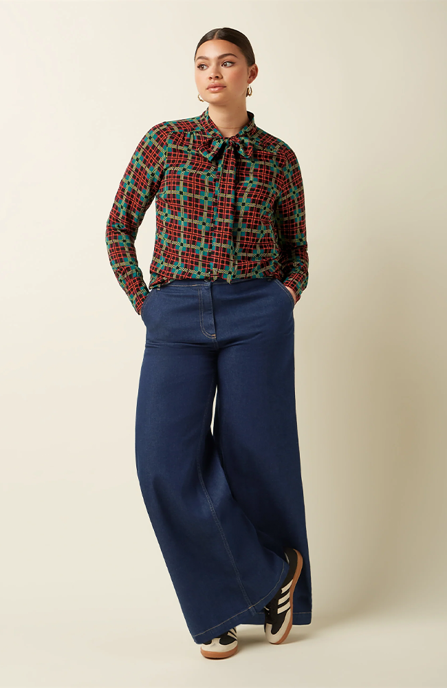 Peppa Pants Onyx Denim - Deep Blue