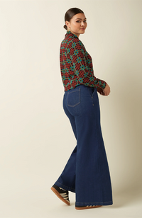 Peppa Pants Onyx Denim - Deep Blue