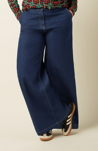 Peppa Pants Onyx Denim - Deep Blue